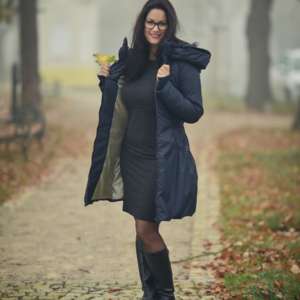 Manteau de portage Angelwings hiver bleu foncé