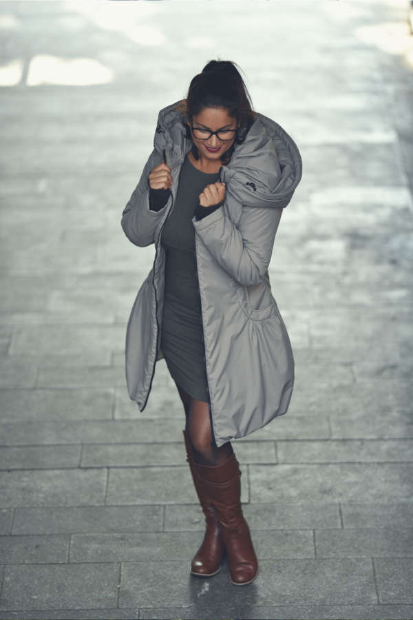 manteau de portage Angelwings hiver beige