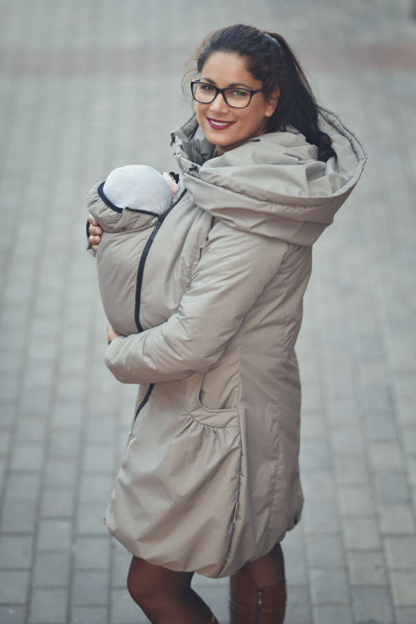 manteau de portage Angelwings hiver beige