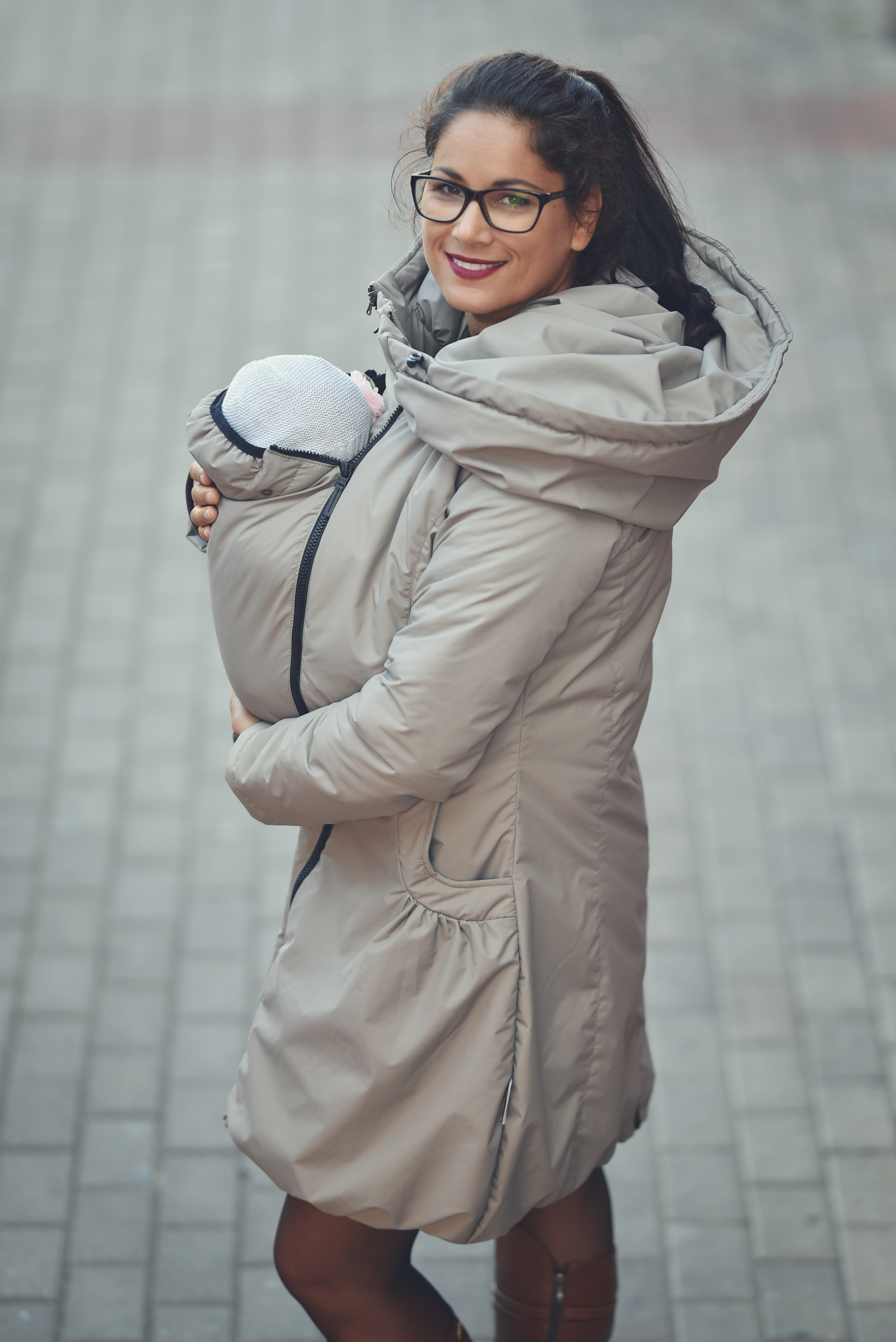 manteau portage hiver