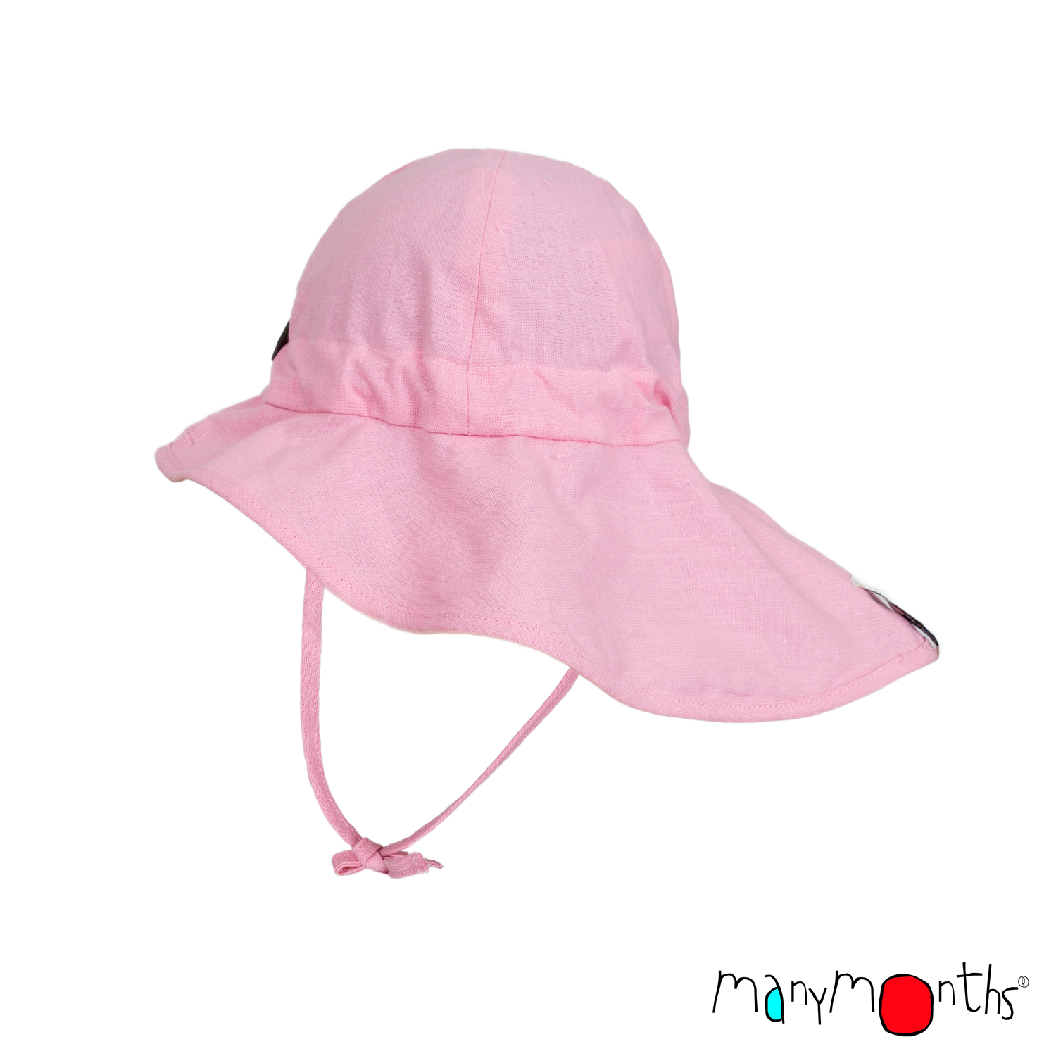ManyMonths_chapeaux_chanvre_ajustable_évolutifs_hempie_uv_suisse_strawberry Chapeau anti Uv naturel de Manymonths! Grâce au chanvre, votre bébé sera protéger du soleil avec la protection nuque et visage! Livraison en Suisse