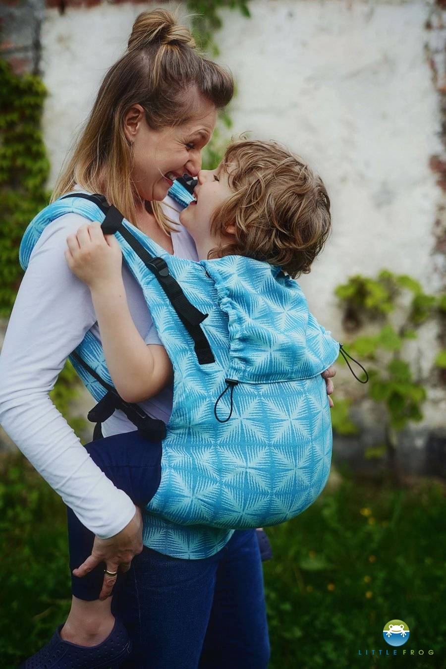 Porte bébé 2-5 ans Little Frog / Toddler XL Blue Glimmer