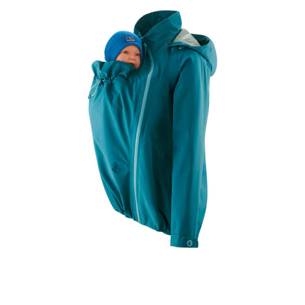 La veste de portage idéal pour le printemps et la pluie. C'est la veste la plus légère du marché. Facilement transportable, non encombrante. La veste Mamalila de la naissance à 4 ans. Chez jeteporte Suisse