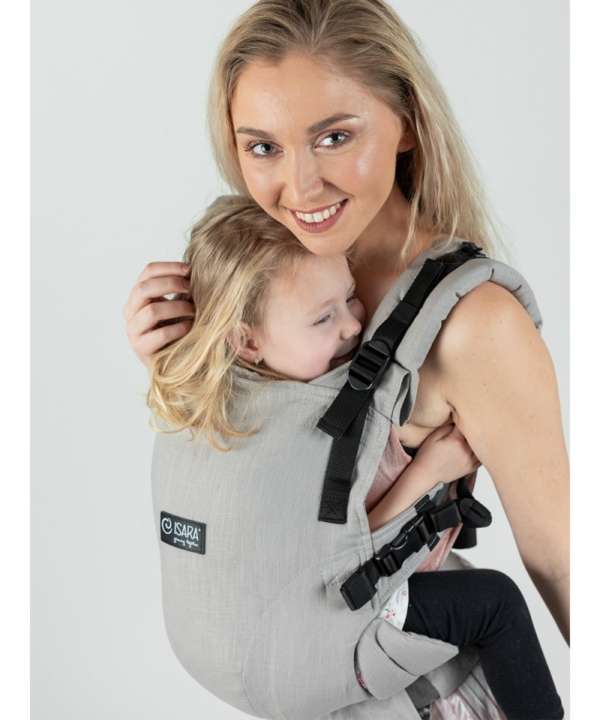 Un porte bébé pour les nouveau né. Le porte bébé évolutif. Ergonomique et physiologique, ce sac de portage vous permettra de porter votre enfant de la naissance à 4 ans. EN coton biologique et en pur Lin, des matières naturelles pour un portage de qualité. Acheter en Suisse Isara