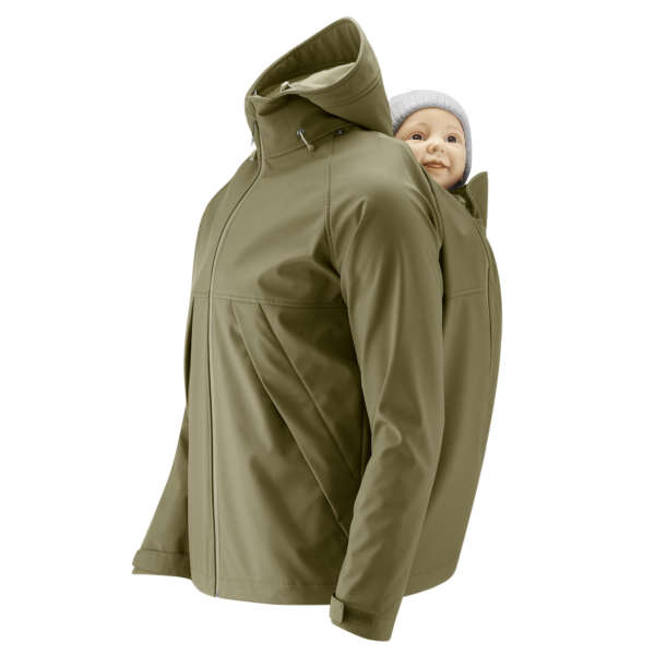 La veste de portage mamlalila pour homme. Pour tout les papas. pour porter toute l'année. Elle fait veste de portage hiver, mais aussi entre saisons. Test et essai gratuit à Romont. Achat en suisse