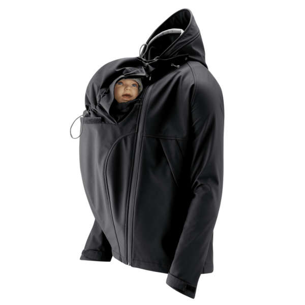 La veste de portage mamlalila pour homme. Pour tout les papas. pour porter toute l'année. Elle fait veste de portage hiver, mais aussi entre saisons. Test et essai gratuit à Romont. Achat en suisse