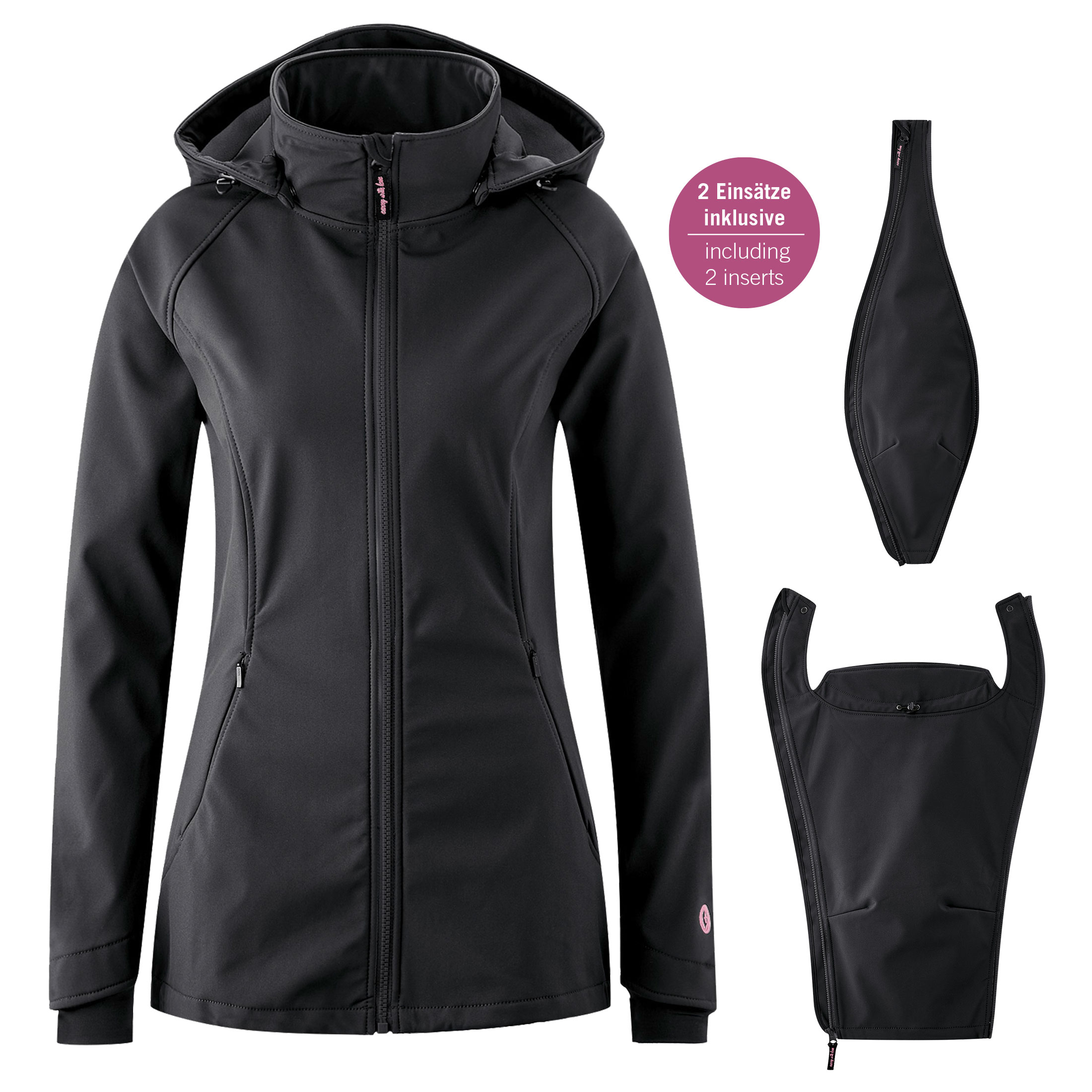 veste_portage_mamalila_softshell_automne_printemps_hiver_Année_unisexe_femme_physiologique_pluie_intempéries_vent_coupe_imperméable_doublée_polaire_dos_devant_grossesse (38) La veste de portage mamlalila pour porter toute l'année. Elle fait veste de portage hiver, mais aussi entre saisons. Test et essai gratuit à Romont. Achat en suisse