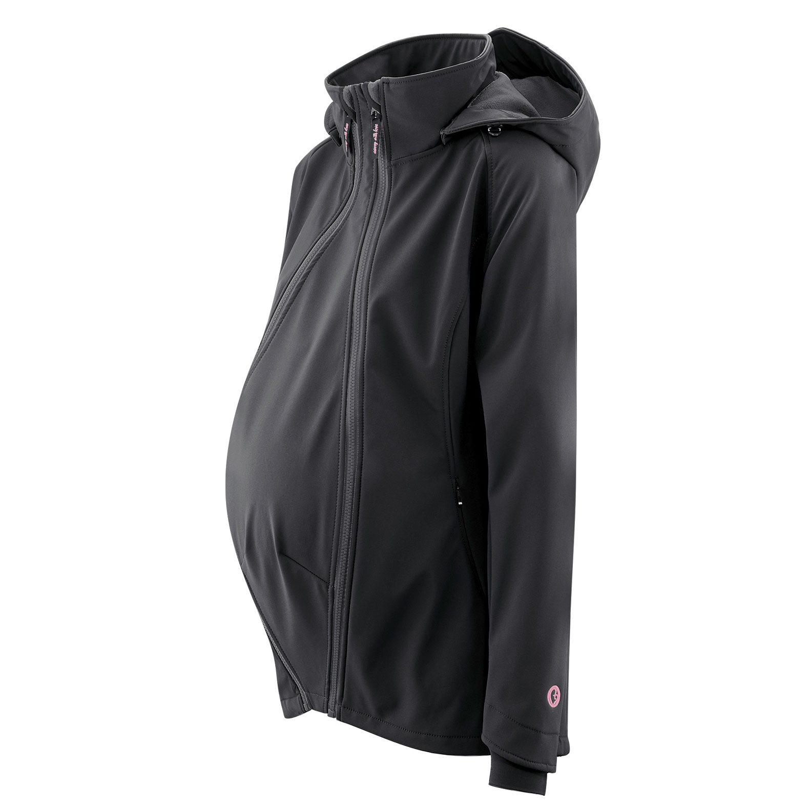 veste_portage_mamalila_softshell_automne_printemps_hiver_Année_unisexe_femme_physiologique_pluie_intempéries_vent_coupe_imperméable_doublée_polaire_dos_devant_grossesse (42) La veste de portage mamlalila pour porter toute l'année. Elle fait veste de portage hiver, mais aussi entre saisons. Test et essai gratuit à Romont. Achat en suisse