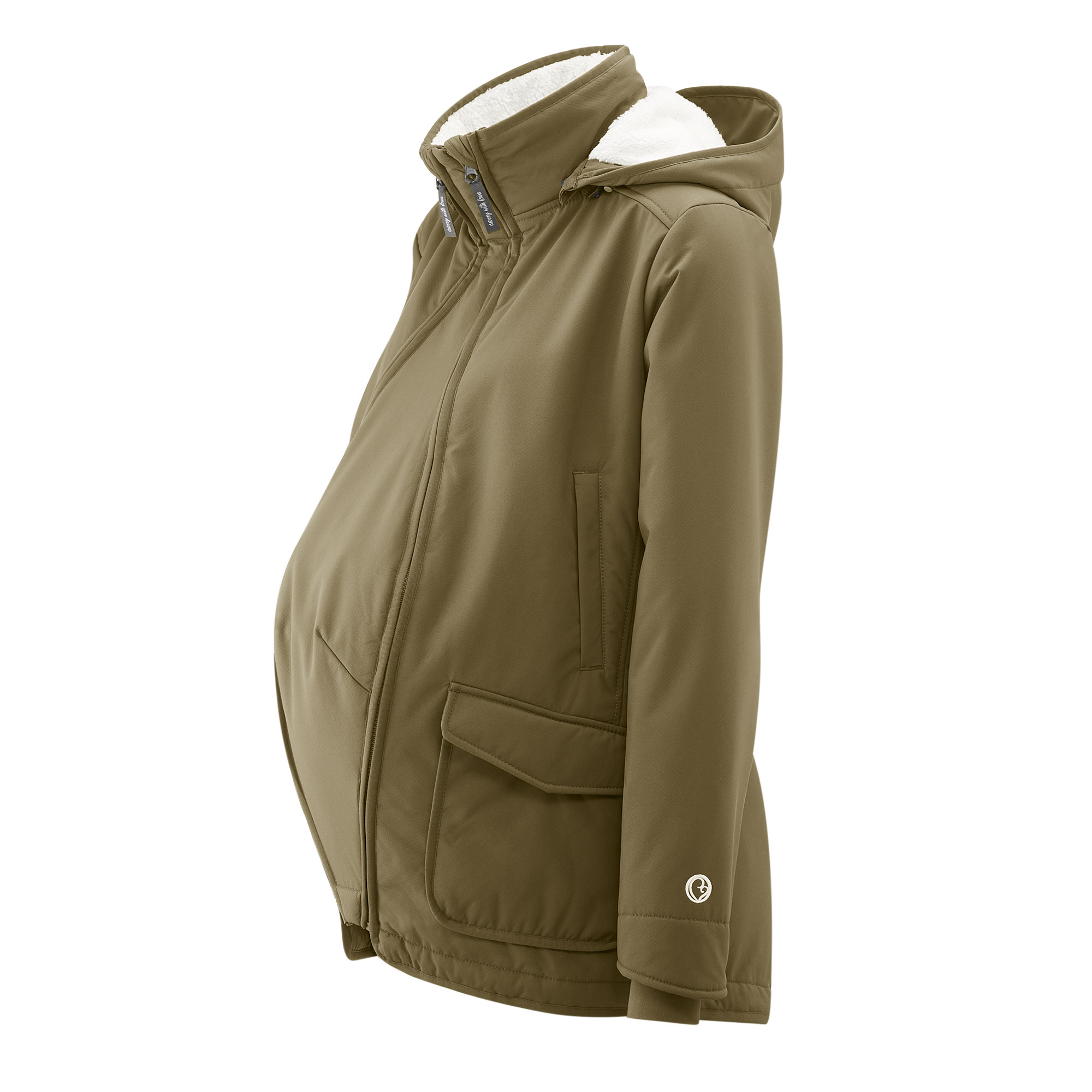 veste_portage_mamalila_suisse_hiver_Année_unisexe_femme_physiologique_pluie_intempéries_vent_coupe_imperméable_doublée_polaire_dos_devant_grossesse (1 (15) La veste de portage parka de mamlalila pour porter toute l'année. Elle fait veste de portage hiver, mais aussi entre saisons. Test et essai gratuit à Romont. Achat en suisse