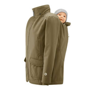 La veste de portage parka de mamlalila pour porter toute l'année. Elle fait veste de portage hiver, mais aussi entre saisons. Test et essai gratuit à Romont. Achat en suisse