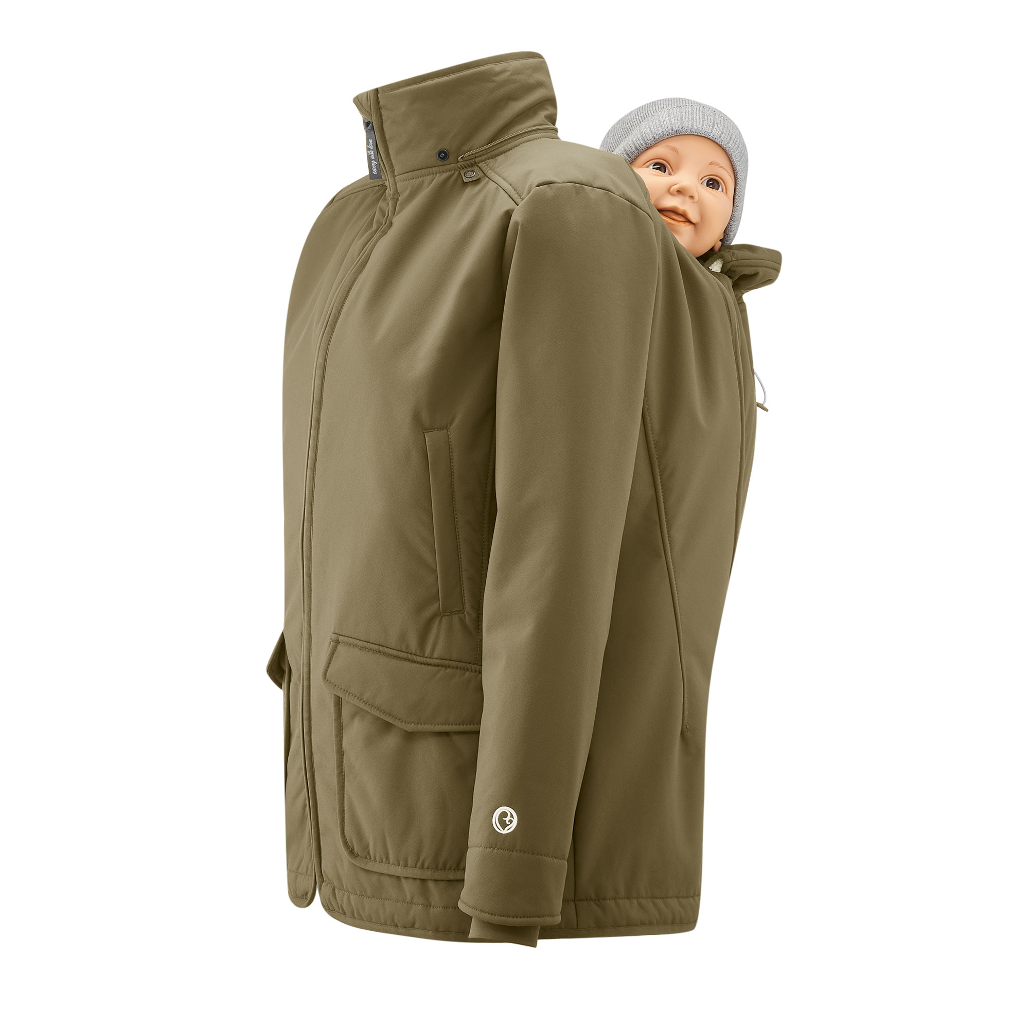 veste_portage_mamalila_suisse_hiver_Année_unisexe_femme_physiologique_pluie_intempéries_vent_coupe_imperméable_doublée_polaire_dos_devant_grossesse (1 (18) La veste de portage parka de mamlalila pour porter toute l'année. Elle fait veste de portage hiver, mais aussi entre saisons. Test et essai gratuit à Romont. Achat en suisse