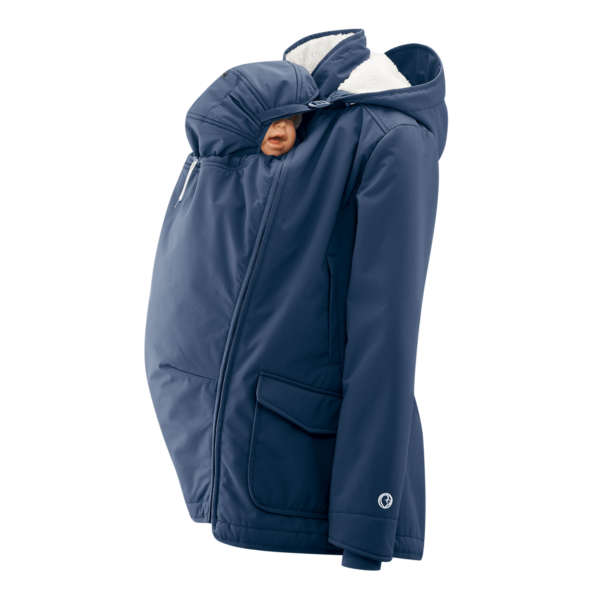 La veste de portage parka de mamlalila pour porter toute l'année. Elle fait veste de portage hiver, mais aussi entre saisons. Test et essai gratuit à Romont. Achat en suisse