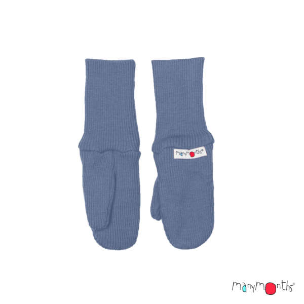 Les gants moufles de neige en laine merinos. Idéal pour garder les pieds de bébé bien au chaud. Achat Suisse