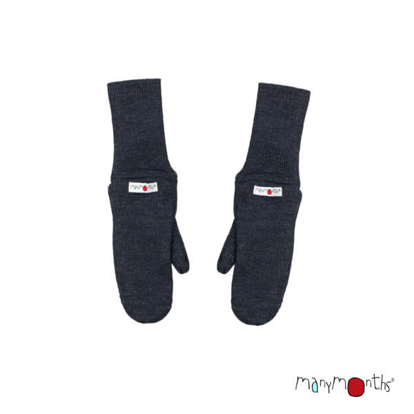 Les gants moufles de neige en laine merinos. Idéal pour garder les pieds de bébé bien au chaud. Achat Suisse