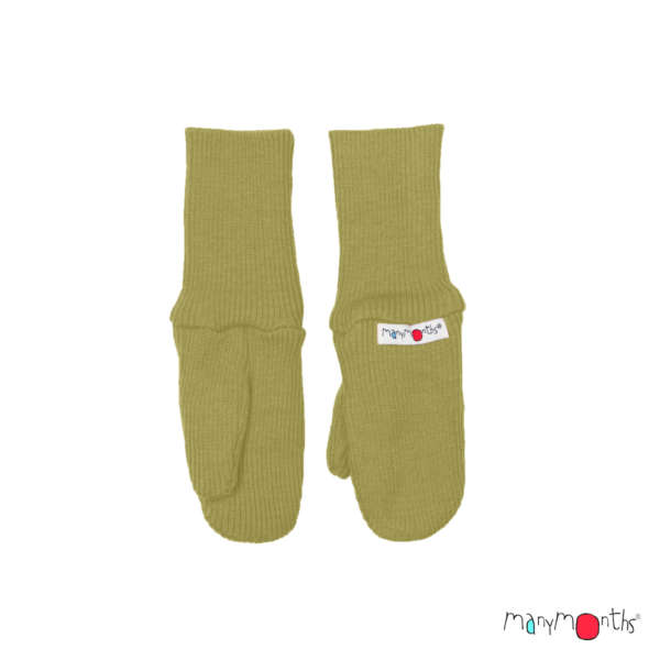 Les gants moufles de neige en laine merinos. Idéal pour garder les pieds de bébé bien au chaud. Achat Suisse