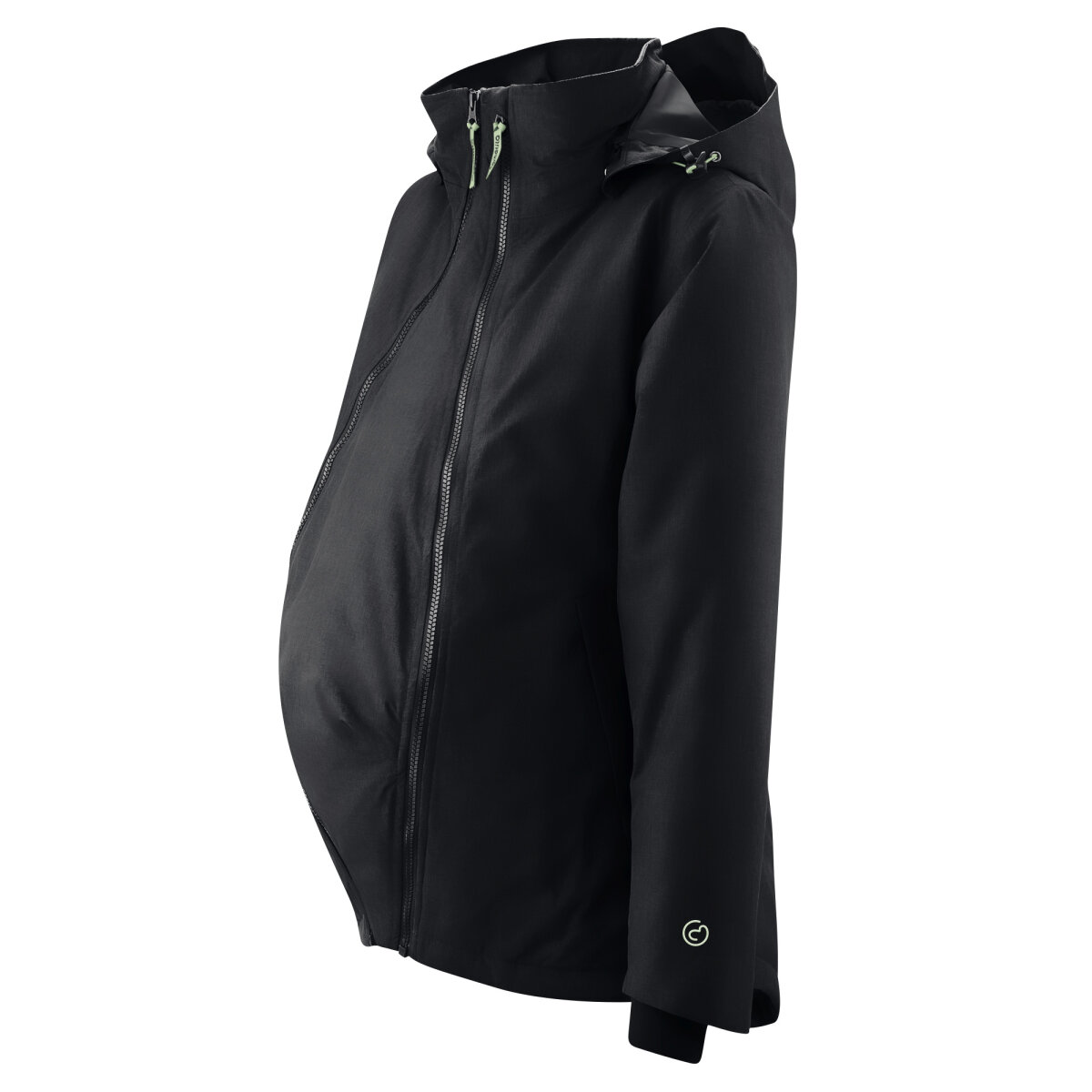 La veste de portage parka de mamlalila pour porter toute l'année. Elle fait veste de portage hiver, mais aussi entre saisons. Test et essai gratuit à Romont. Achat en suisse