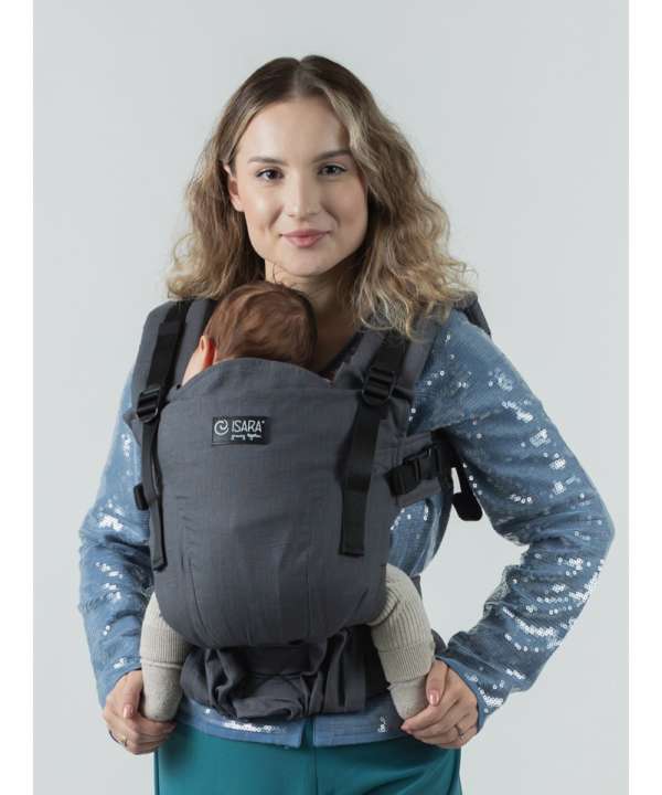 Un porte bébé pour les nouveau né. Le porte bébé évolutif. Ergonomique et physiologique, ce sac de portage vous permettra de porter votre enfant de la naissance à 4 ans. EN coton biologique et en pur Lin, des matières naturelles pour un portage de qualité. Acheter en Suisse Isara