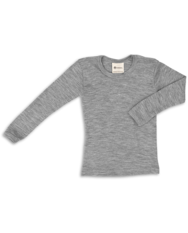 Pull en laine mérinos et soie de engel natur. Idéal pour le printemps et l'entre saisons. pour enfant. Achat en ligne et en boutique. En suisse, fribourg