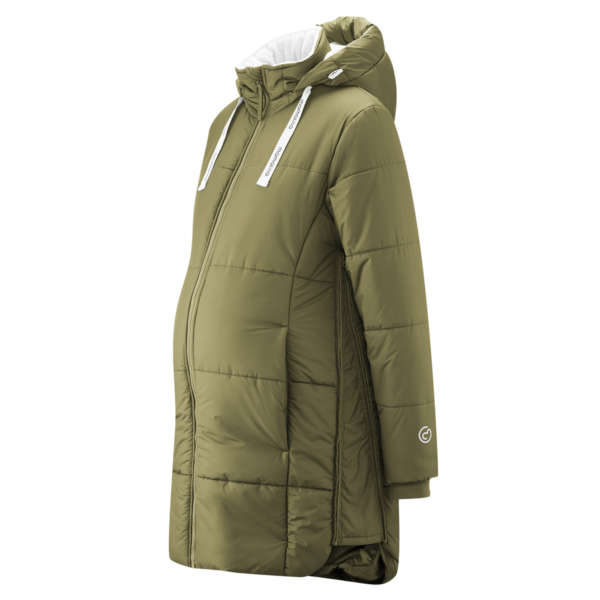 La veste de portage parka de mamlalila pour porter toute l'année. Elle fait veste de portage hiver, mais aussi entre saisons. Test et essai gratuit à Romont. Achat en suisse