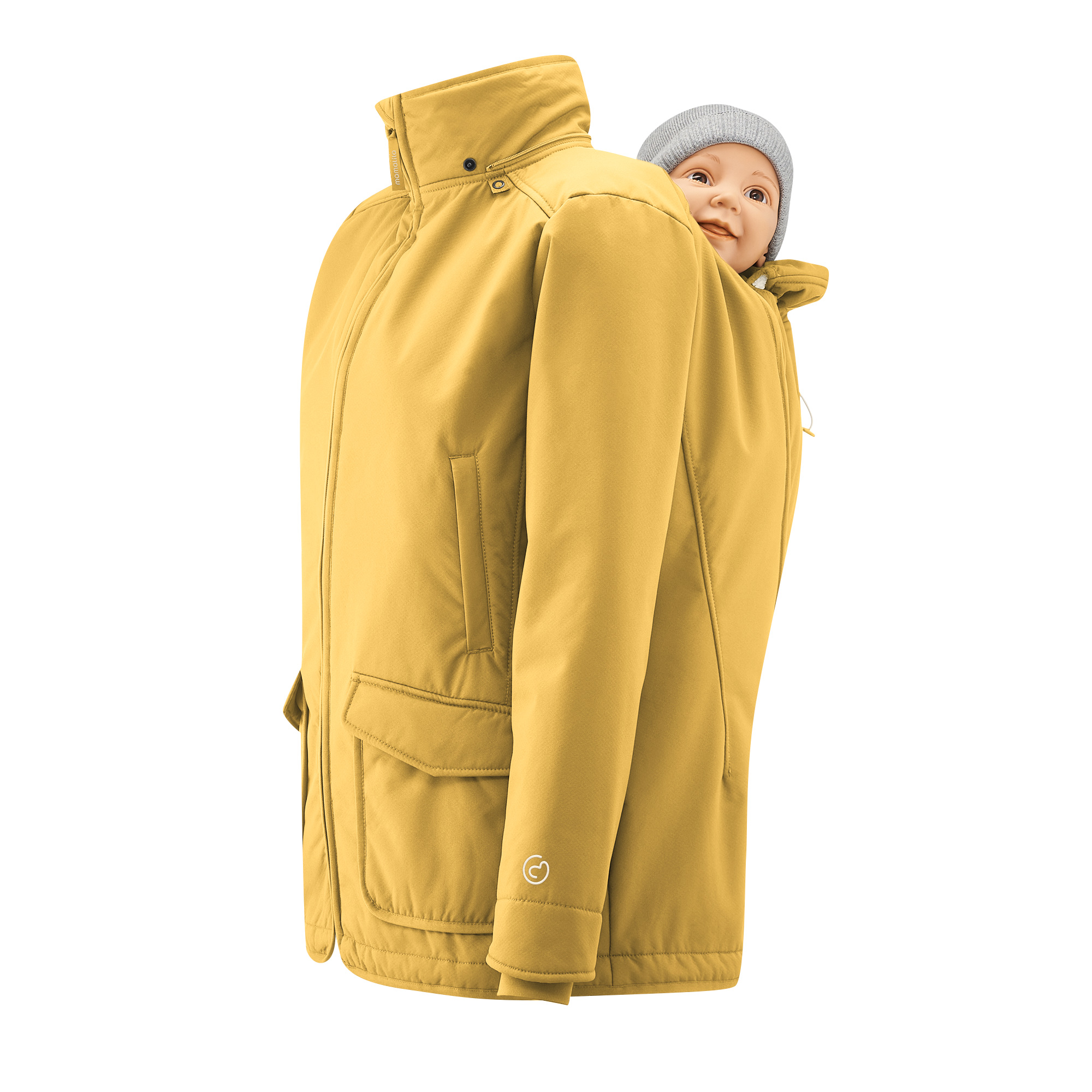 veste_portage_mamalila_suisse_hiver_Année_unisexe_femme_physiologique_pluie_intempéries_vent_coupe_imperméable_doublée_polaire_dos_devant_grossesse (1 (6) La veste de portage parka de mamlalila pour porter toute l'année. Elle fait veste de portage hiver, mais aussi entre saisons. Test et essai gratuit à Romont. Achat en suisse