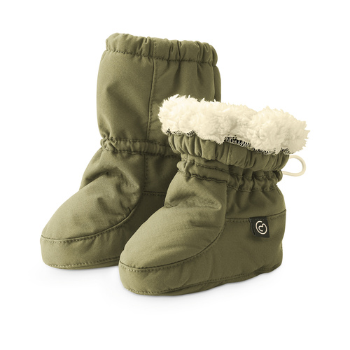 Chaussons de portage doublé et imperméable en softshell. Idéal pour garder les pieds de bébé bien au chaud et au sec. Achat Suisse