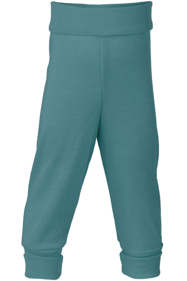 Pantalon saourel en laine mérinos et soie de engel natur. Idéal pour le printemps et l'entre saisons. pour enfant. Achat en ligne et en boutique. En suisse, fribourg