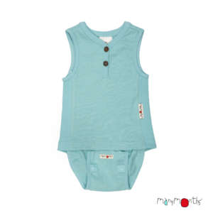 Manymonths habits enfant et bébé en chanvre. Anti Uv naturel. Evolutifs, l'habits se transforme de body en top et pull. Achat en Suisse en boutique jeteporte