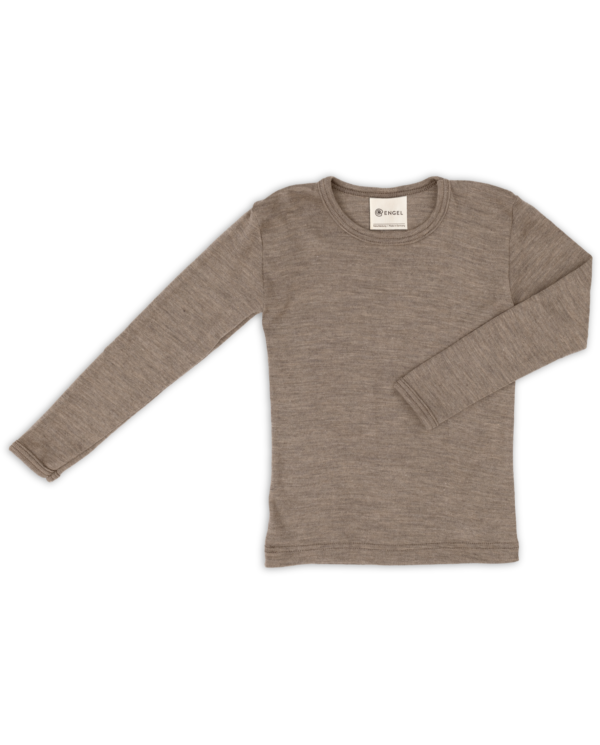 Pull en laine mérinos et soie de engel natur. Idéal pour le printemps et l'entre saisons. pour enfant. Achat en ligne et en boutique. En suisse, fribourg