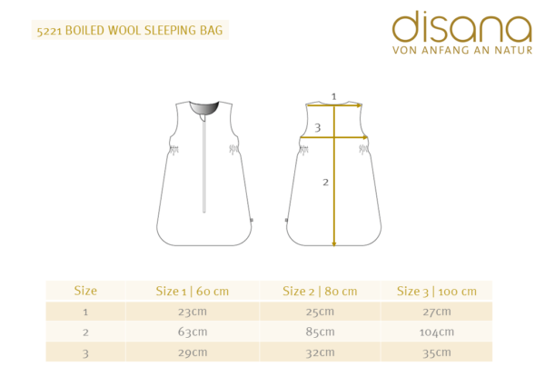 Le sac de couchage en laine de Disana pour un sommeil réparateur de votre bébé. Utilisable en toute saison par votre enfant. Achat et conseil en Suisse, Romont