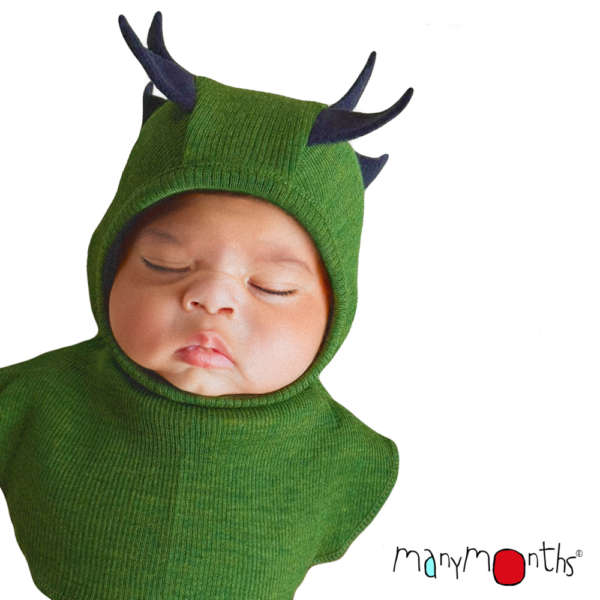 La cagoule manymonths en laine mérinos pour tenir chaud à bébé tout l'hiver! Idéal pour le portage, le ski, le vélo et les balades. Achat en Suisse sur jeteporte