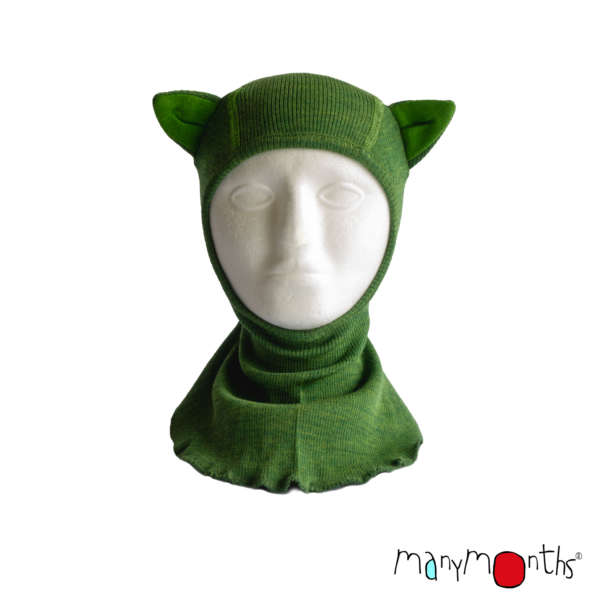 La cagoule manymonths en laine mérinos pour tenir chaud à bébé tout l'hiver! Idéal pour le portage, le ski, le vélo et les balades. Achat en Suisse sur jeteporte
