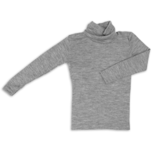 Pull col roulé en laine mérinos et soie de engel natur. Idéal pour le printemps et l'entre saisons. pour enfant. Achat en ligne et en boutique. En suisse, fribourg