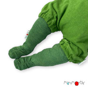 Chaussettes en laine merinos. Idéal pour garder les pieds de bébé bien au chaud. Achat Suisse