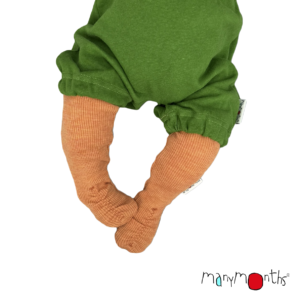 Chaussettes en laine merinos. Idéal pour garder les pieds de bébé bien au chaud. Achat Suisse